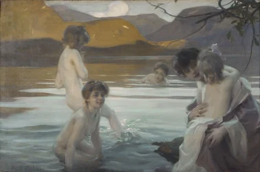 First Bath, ca. 1907 (olie på lærred)