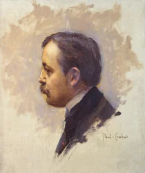 Marcel Prevost (1862-1941) (olie på lærred)