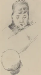 Buste af Madame Cézanne [verso]