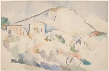 Château Noir og Mont Sainte-Victoire, ca. 1890-1895