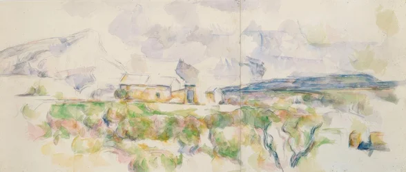 Sainte-Victoire-bjerget set fra Lauves
