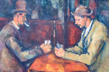 Kortspillerne, af Cézanne, Musée d