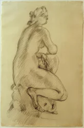 P.Cézanne, Den huggende Venus