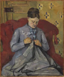 Portræt af kunstnerens hustru, 1877