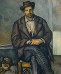 Siddende Bonde, ca. 1892-96.