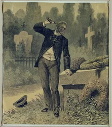 Dødens komedie (La Comedie de la Mort) ca. 1935 (collage)