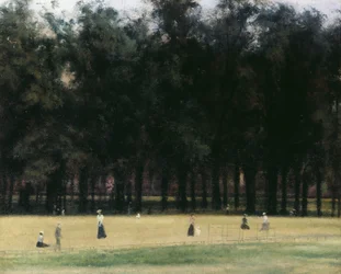 Kensington Gardens (olie på lærred)
