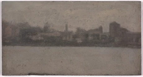 Themsen ved Battersea (olie på akademiets bord)