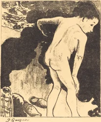 Badende i Bretagne Bretonske Badere, 1889.