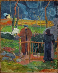 Bonjour, Monsieur Gauguin (olie på lærred)
