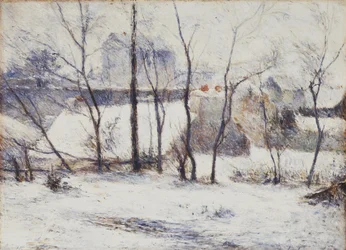 Fransk: La Neige à Vaugirard II, ou Jardin sous la neige I Have under sne