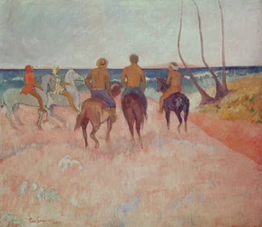 Rytter på stranden (Hiva Hoa) 1902