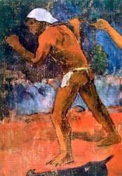 Scene fra Tahitian Life detalje, 1896