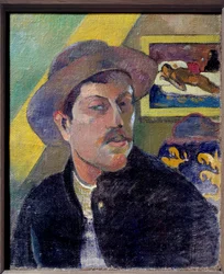 Selvportræt. Maleri af Paul Gauguin (1848-1903)