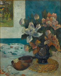 Stilleben med mandolin, 1885.