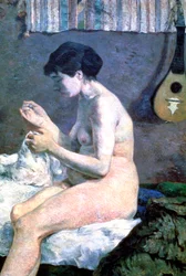 Studie af en nøgenmodel, 1880