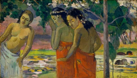 Tre Tahitianske kvinder, 1896.