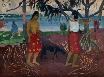Under Pandanus