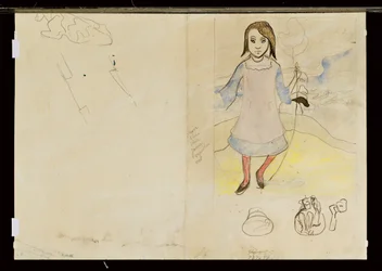 Ung pige, 1889
