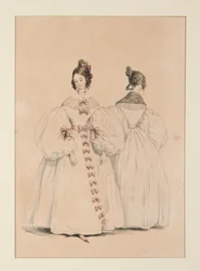 OM AFTENEN. Kjoler af muslin og gaze-florence,