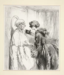 „Masken falder, mennesket bliver, og pierrotten forsvinder.“