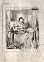 Skuespillerinderne: Ved den lille solopgang..., 1843.