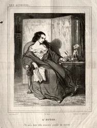 Skuespillerinderne: Studiet, 1843.