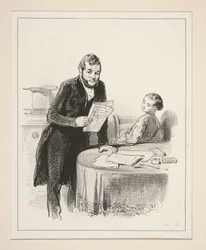 Mor skrev til monsieur Prosper, og far så brevet...