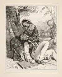 Hr. Charles drømmer, at hans elskerinde er ham utro...