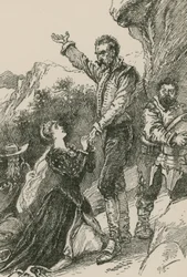 Tre gange tapper og uovervindelig ridder, sagde hun