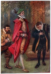 Således anrettet stødte han på ejendomsrummet, illustration fra 