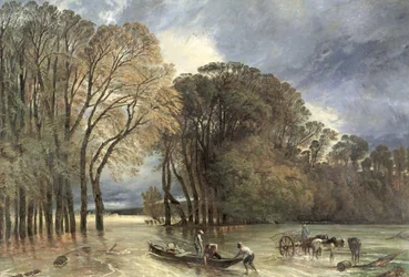 Oversvømmelsen ved Saint-Cloud, 1855