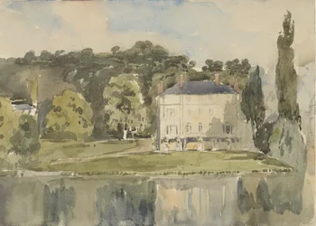 Udsigt over Château i Folembray, CA. 1831.