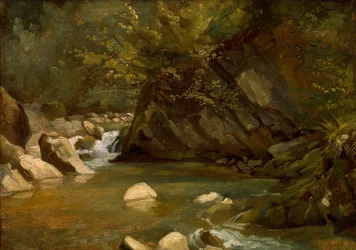 Woodland Stream, ca. 1840.