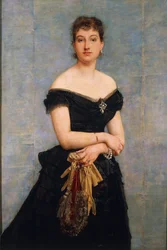 Portræt af Madame Louis Singer