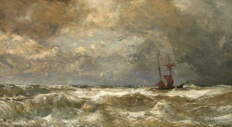 Rough Sea (olie på lærred)