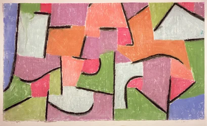 Overland (Uberland) 1937 (pastel på linned)