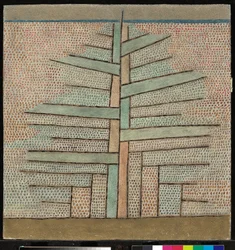 ""Pine"" (fyrtræ) - Maleri af Paul Klee (1879-1940)