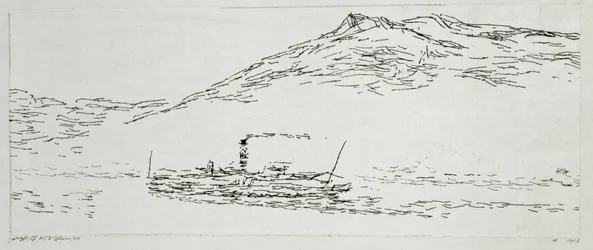 Dampbåd på Tordenhavet