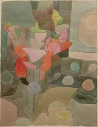 Stilleben med Gladioli