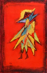 Visionary Birdman, ca. 1930 (olie på lærred)