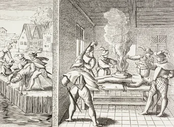 Propaganda fra det 16. århundrede, der illustrerer Gueux