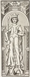 Philip Iii 1245 - 1285, kaldet den dristige, konge af Frankrig.