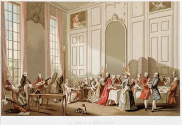 Den engelske stil, "" 1700-tallet - Institutioner: brug og kostumer, Frankrig 1700-1789" af Paul Lacroix