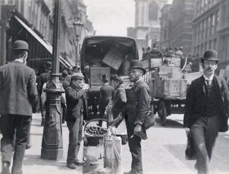 Sherbet- eller vandsælger i Cheapside, 1893