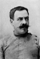 Arsene Vigeant (n. 1842) , fransk escrimeuse fotograferet af Paul Nadar mellem 1880 og 1900, uddraget fra samlingen Felix Potin, 500 nutidige berømtheder , Sportsfægtning Frankrig