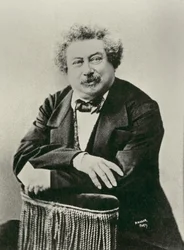 Portræt af Alexandre Dumas Père (foto)