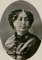 Portræt af forfatteren George Sand (foto)