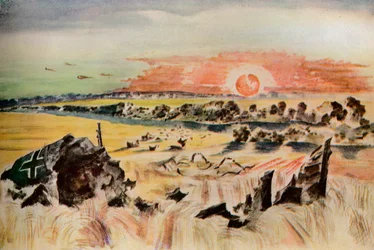 Bomber in the Corn, 1940
