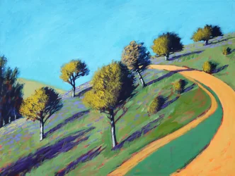 Malvern Spring, 2021 (akryl på plade)